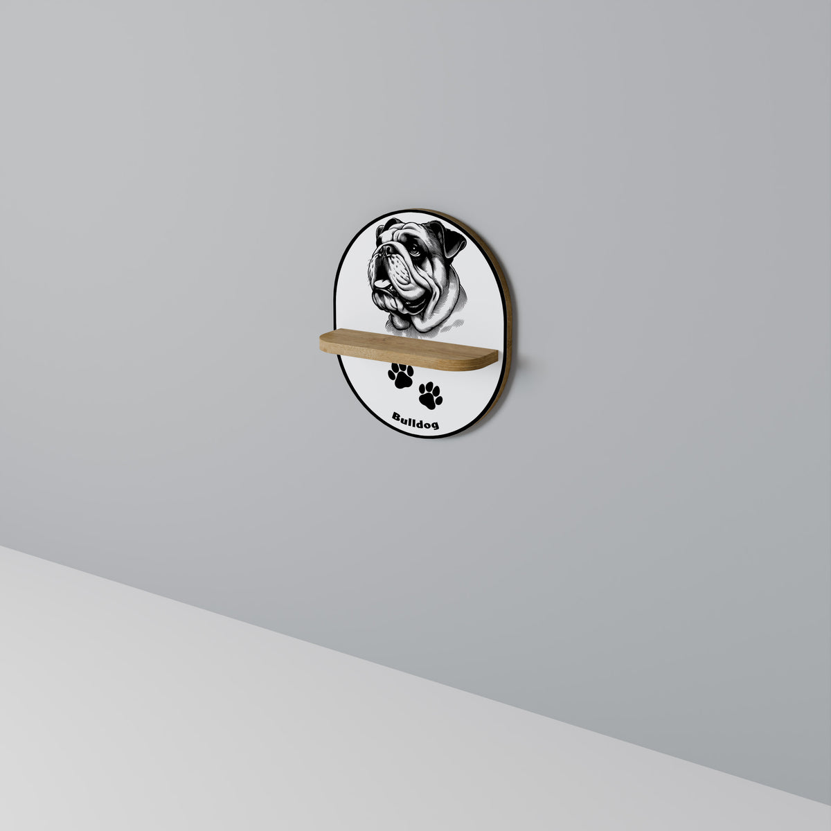 BULLDOG DOG Διακοσμητικό Ράφι Art Shelf