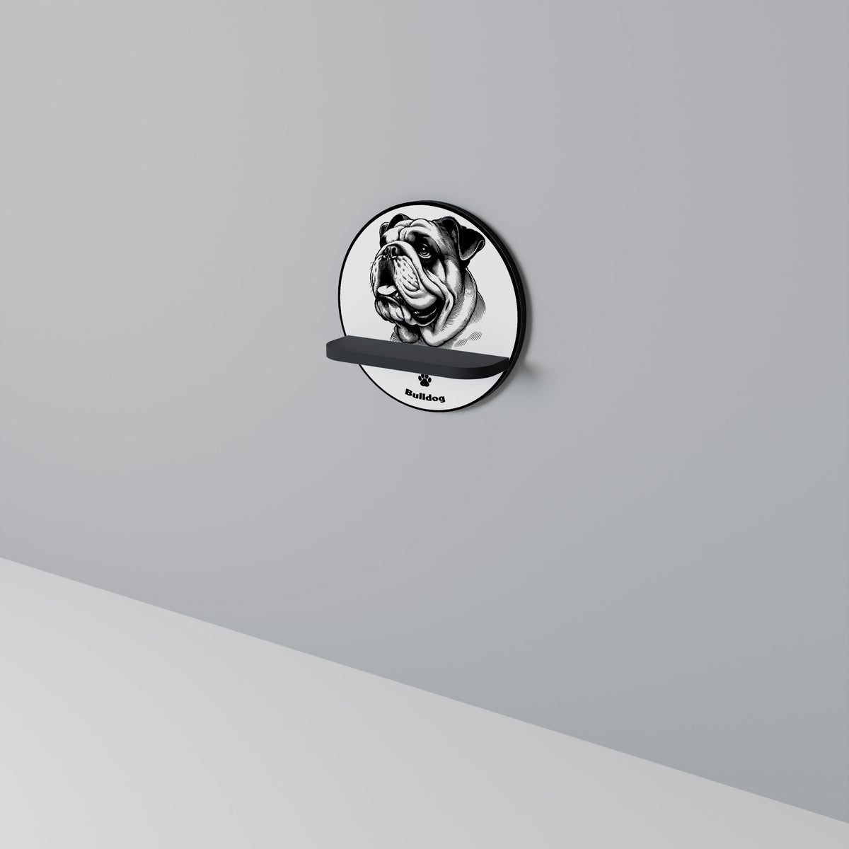 BULLDOG DOG Διακοσμητικό Ράφι Art Shelf