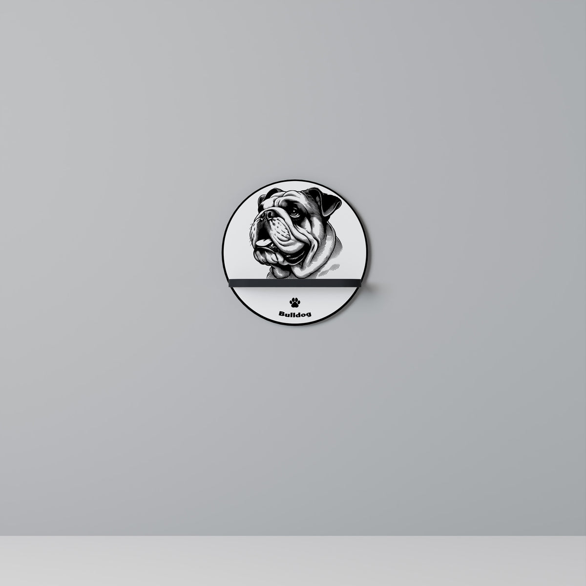 BULLDOG DOG Διακοσμητικό Ράφι Art Shelf