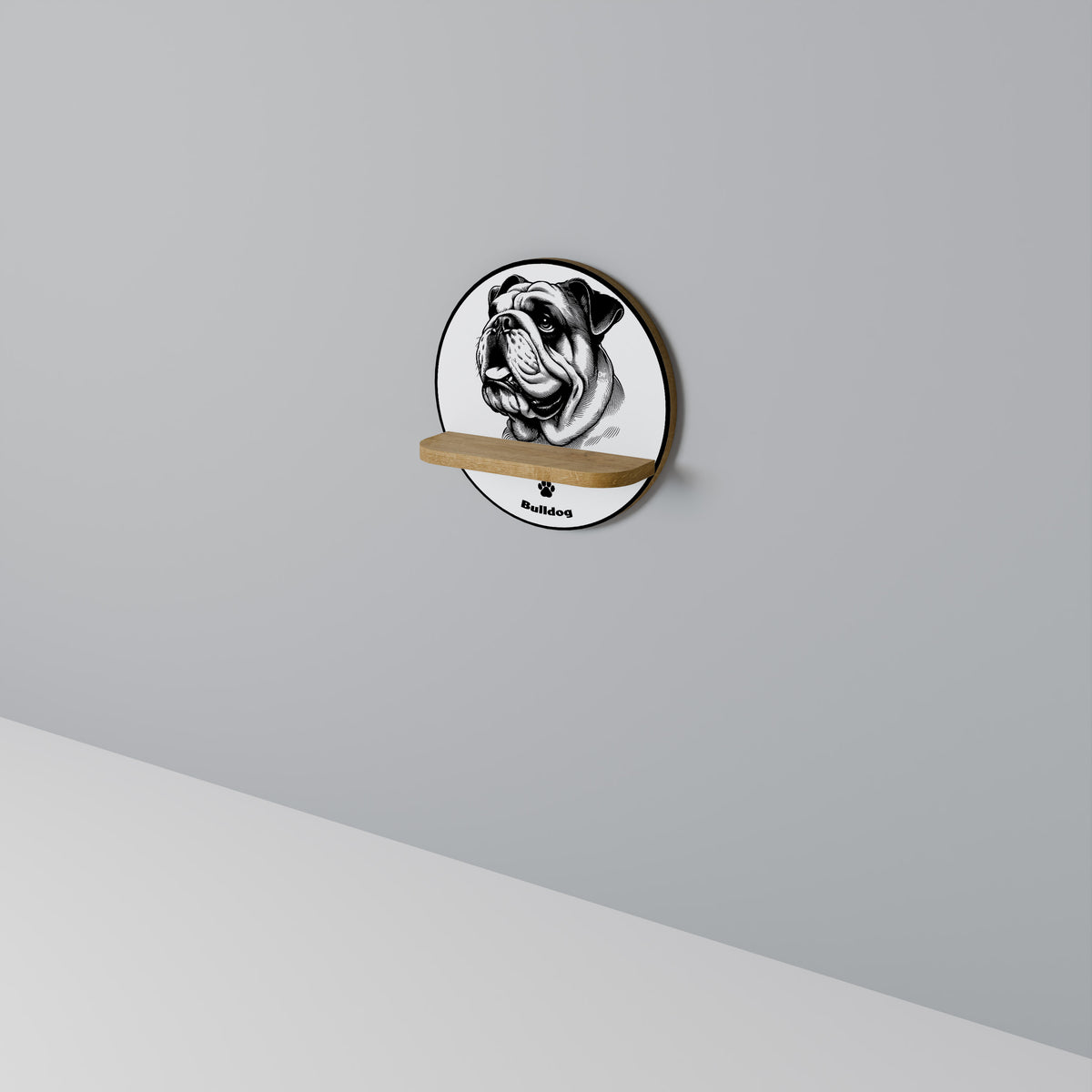 BULLDOG DOG Διακοσμητικό Ράφι Art Shelf