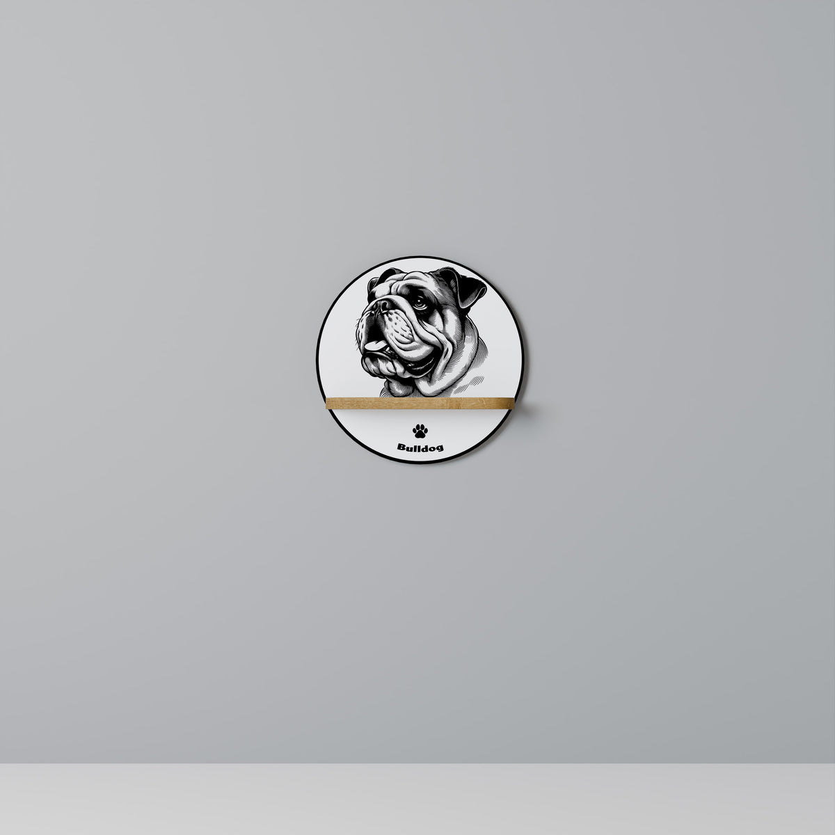 BULLDOG DOG Διακοσμητικό Ράφι Art Shelf