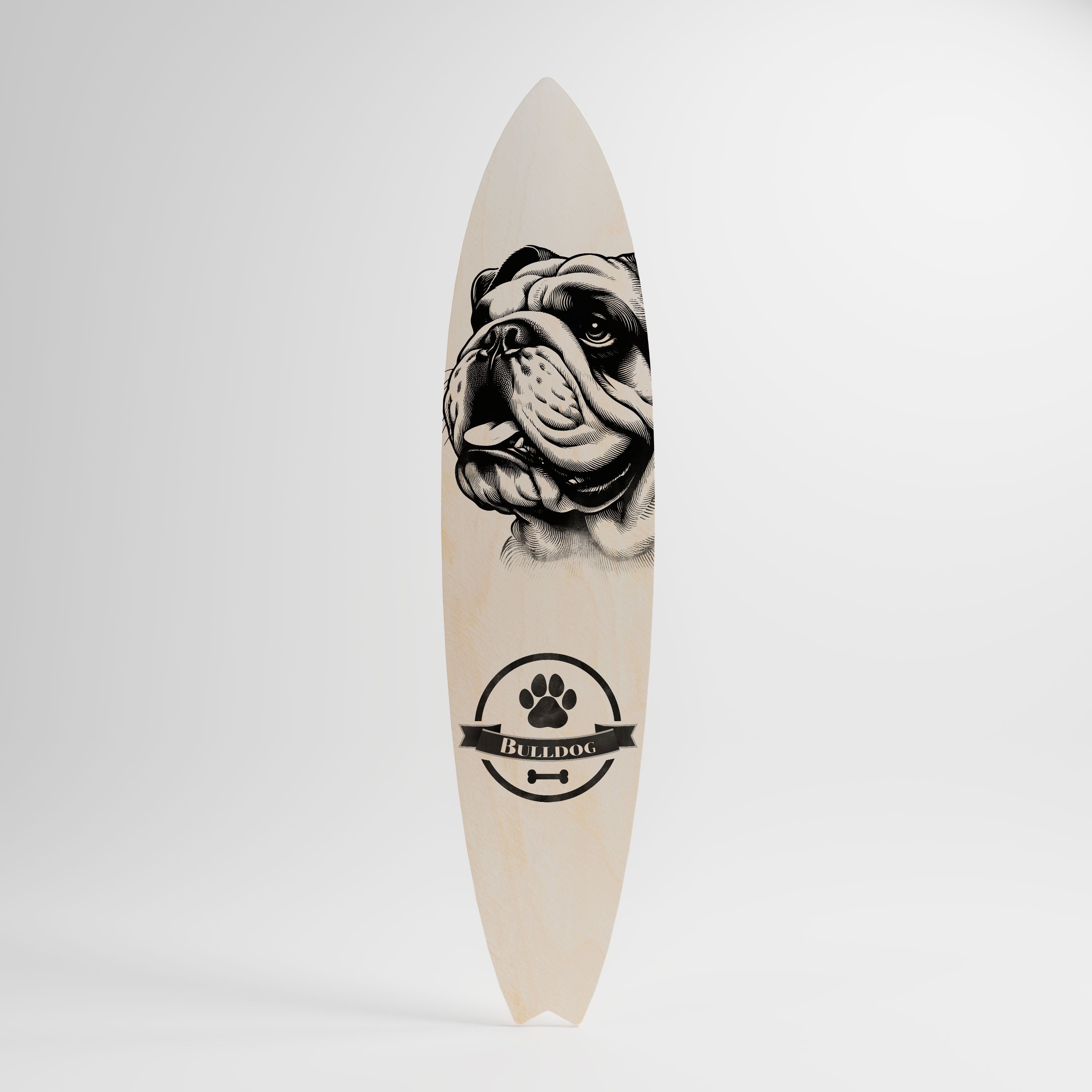 BULLDOG DOG Διακοσμητική σανίδα Surf