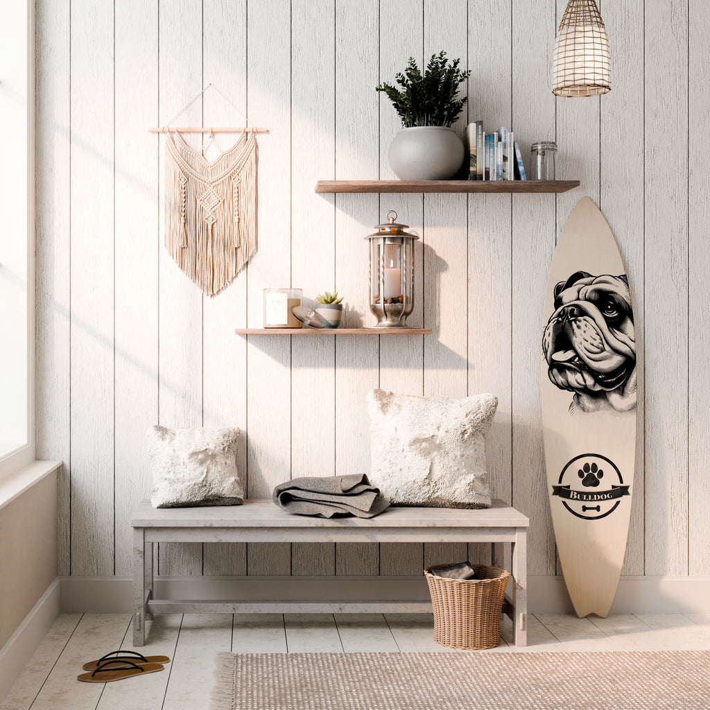 BULLDOG DOG Διακοσμητική σανίδα Surf