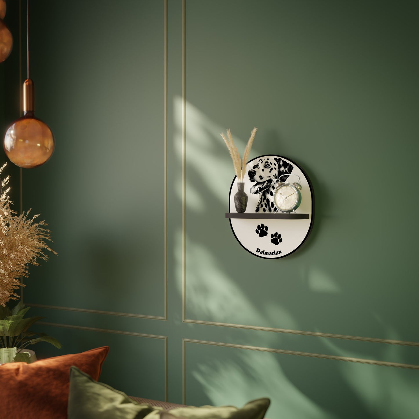DALMATIAN DOG Art Shelf