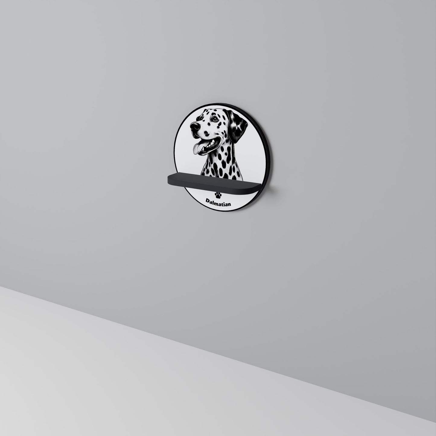 DALMATIAN DOG Art Shelf