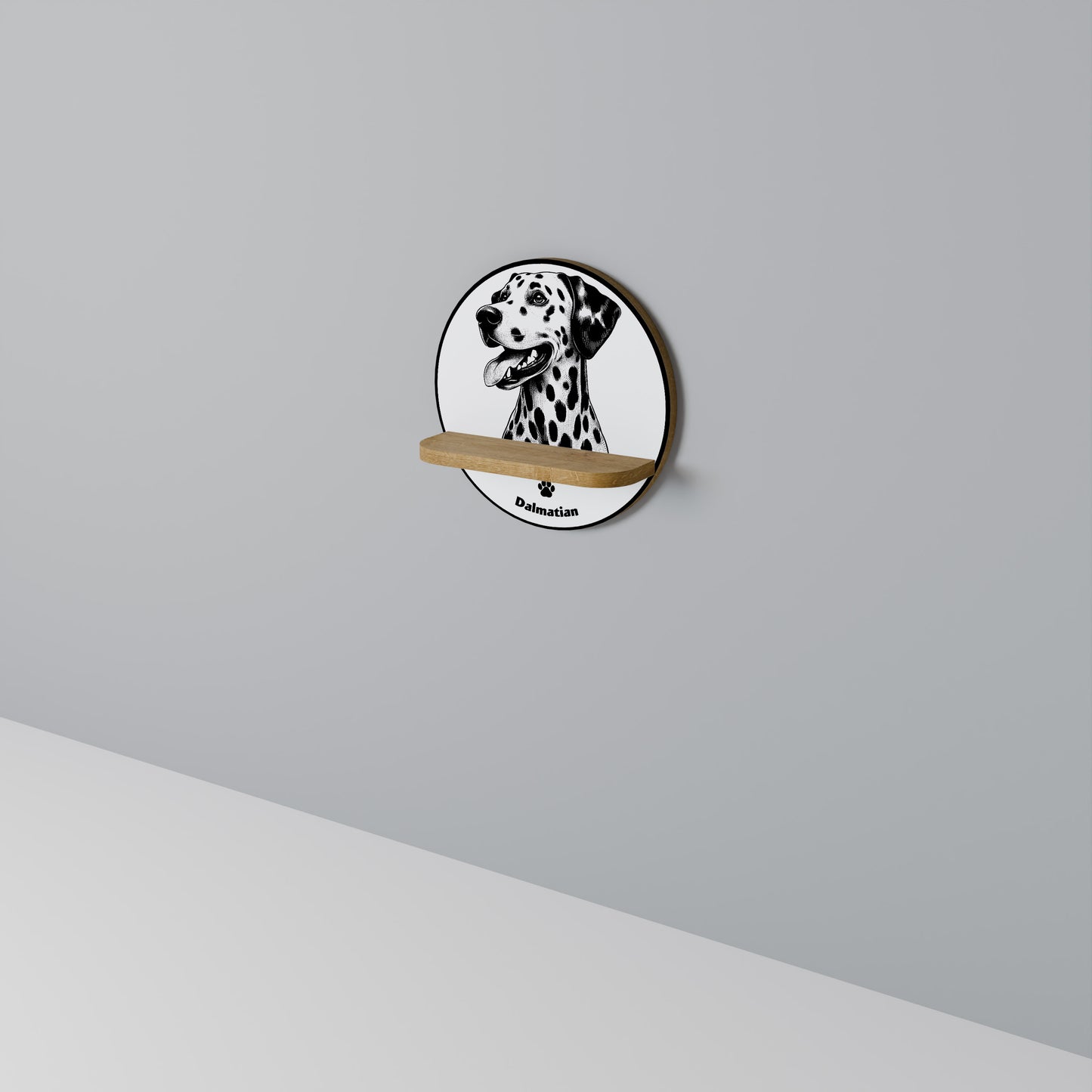 DALMATIAN DOG Art Shelf