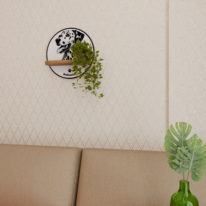 DALMATIAN DOG Art Shelf