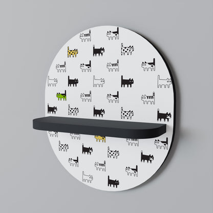 CATS COMPILATION Διακοσμητικό Ράφι Art Shelf