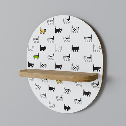 CATS COMPILATION Διακοσμητικό Ράφι Art Shelf