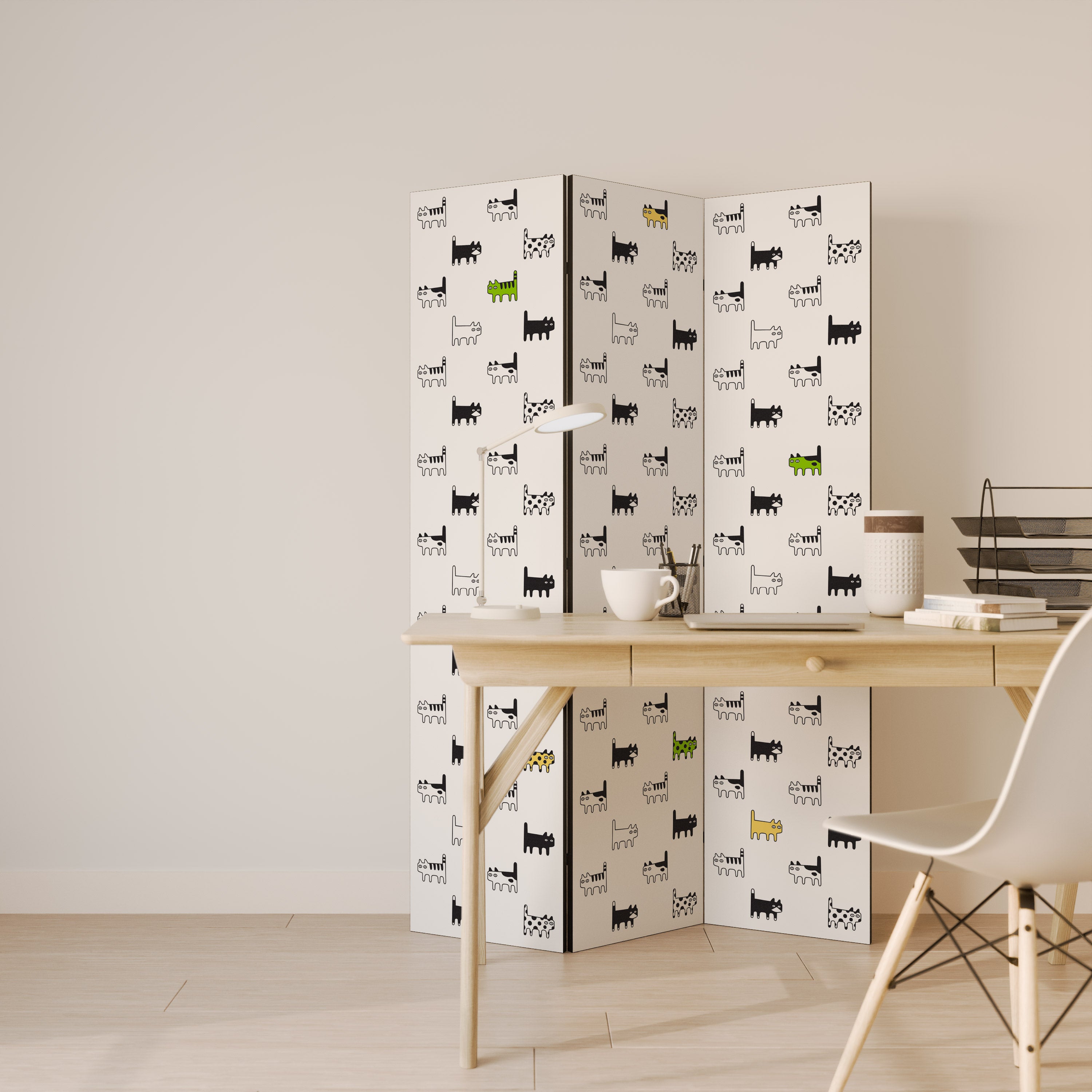 CATS COMPILATION Παραβάν με 3 πάνελ