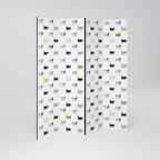 CATS COMPILATION 4-Panel Room Divider
