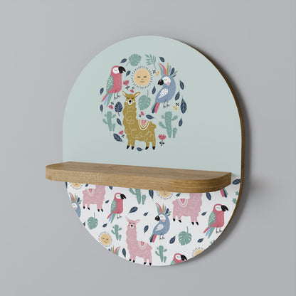 COLORFUL ALPACAS Διακοσμητικό Ράφι Art Shelf