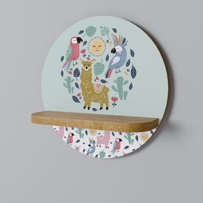 COLORFUL ALPACAS Διακοσμητικό Ράφι Art Shelf