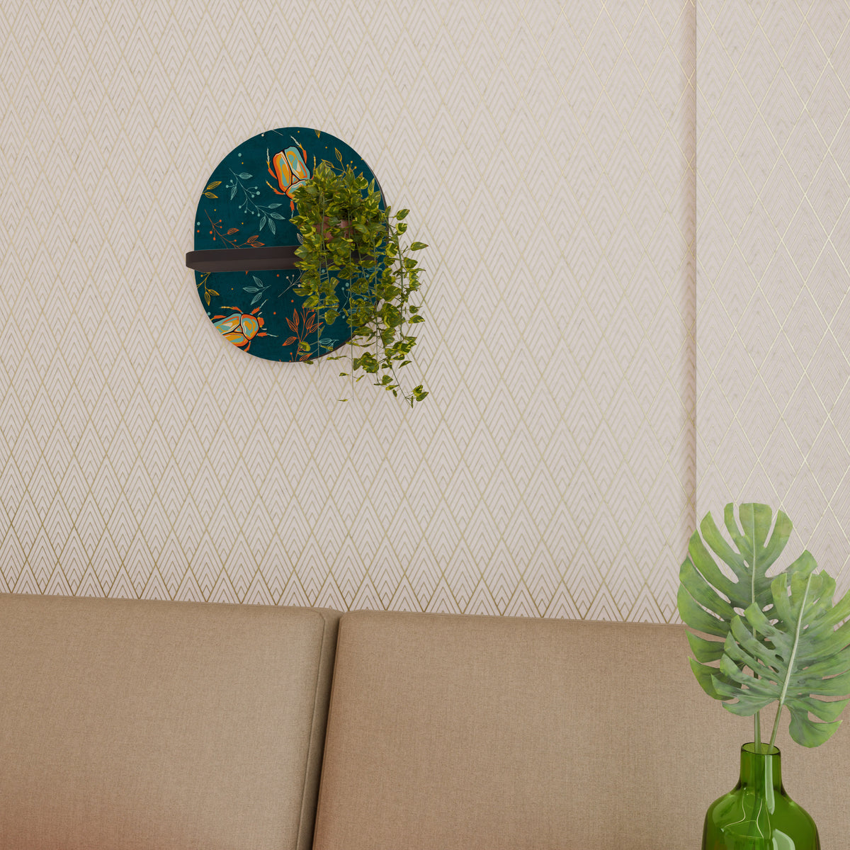 AUTUMN INSECTS Διακοσμητικό Ράφι Art Shelf