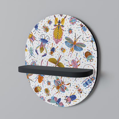 COLORFUL INSECTS Διακοσμητικό Ράφι Art Shelf