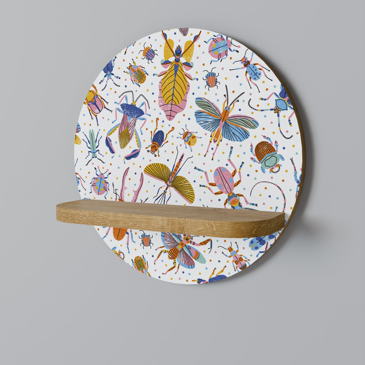 COLORFUL INSECTS Διακοσμητικό Ράφι Art Shelf