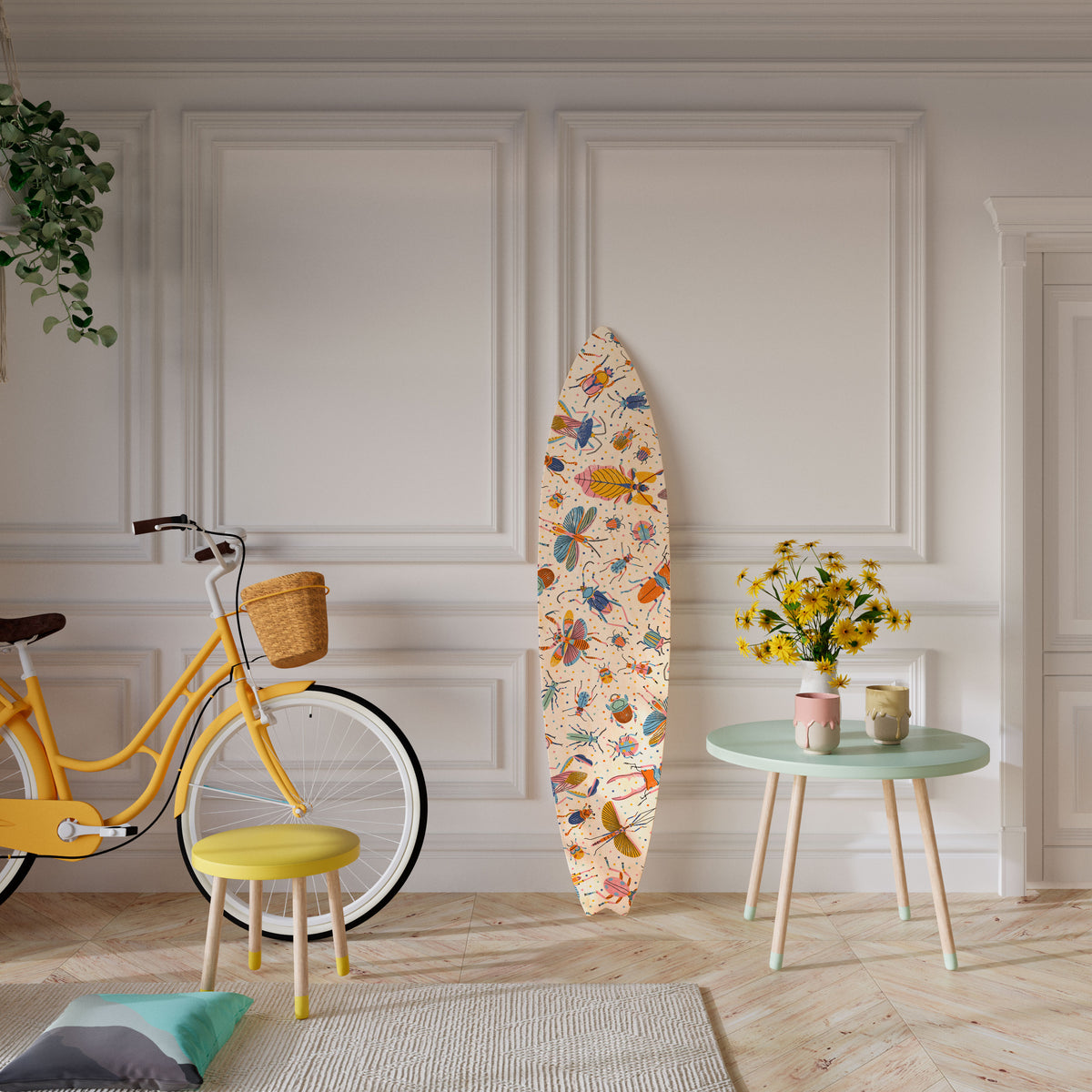 COLORFUL INSECTS Διακοσμητική σανίδα Surf