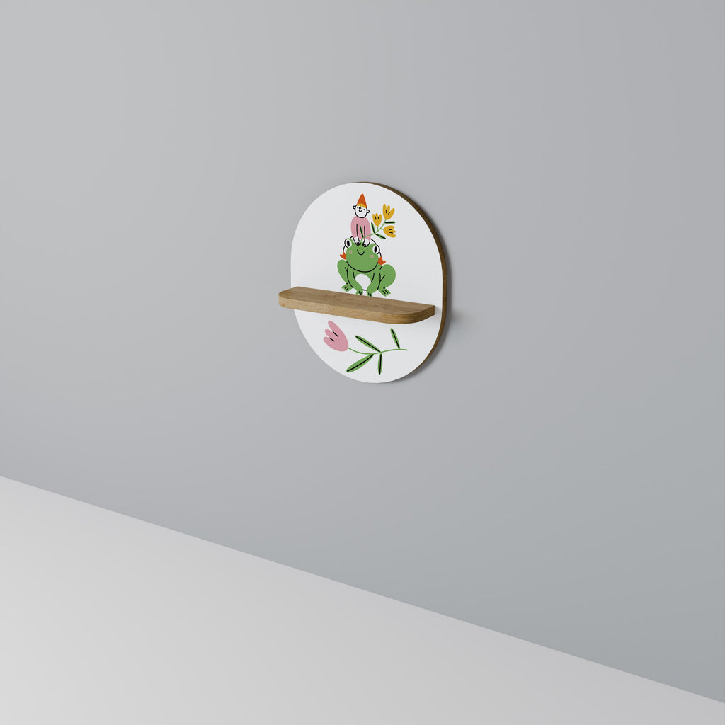 Οβάλ Ράφι GARDEN INHABITANTS σε Στυλ Δρυός