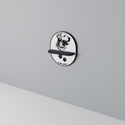 LABRADOR DOG Art Shelf