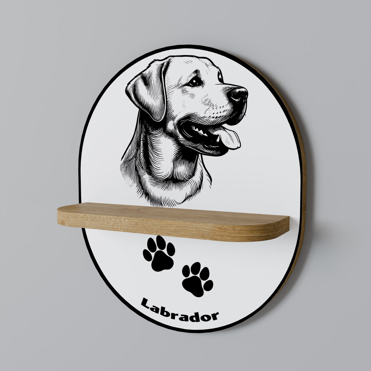 LABRADOR DOG Διακοσμητικό Ράφι Art Shelf
