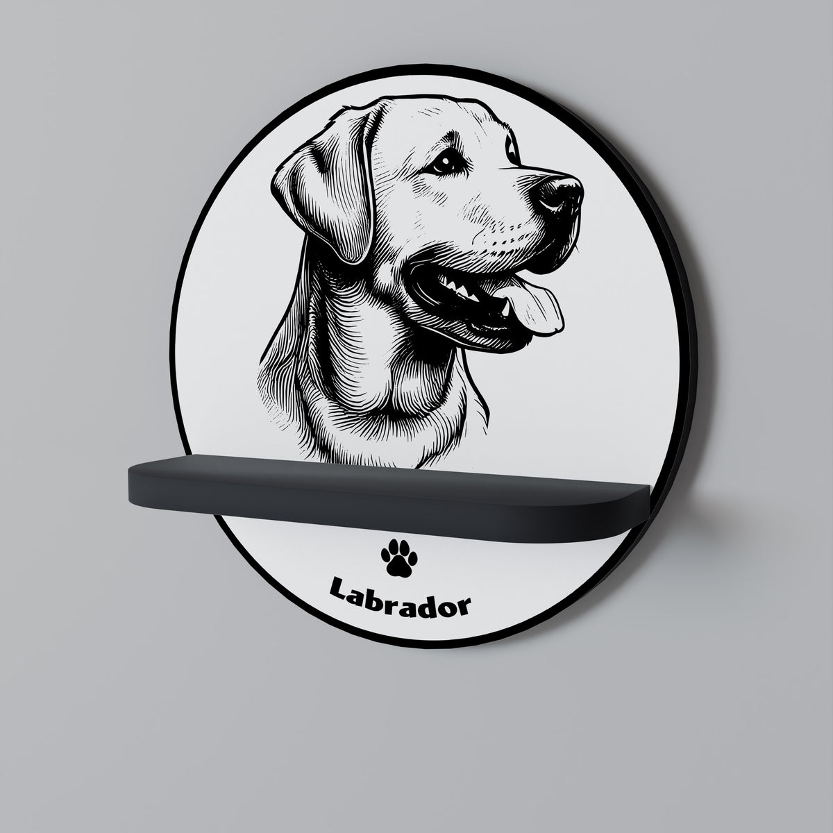 LABRADOR DOG Διακοσμητικό Ράφι Art Shelf