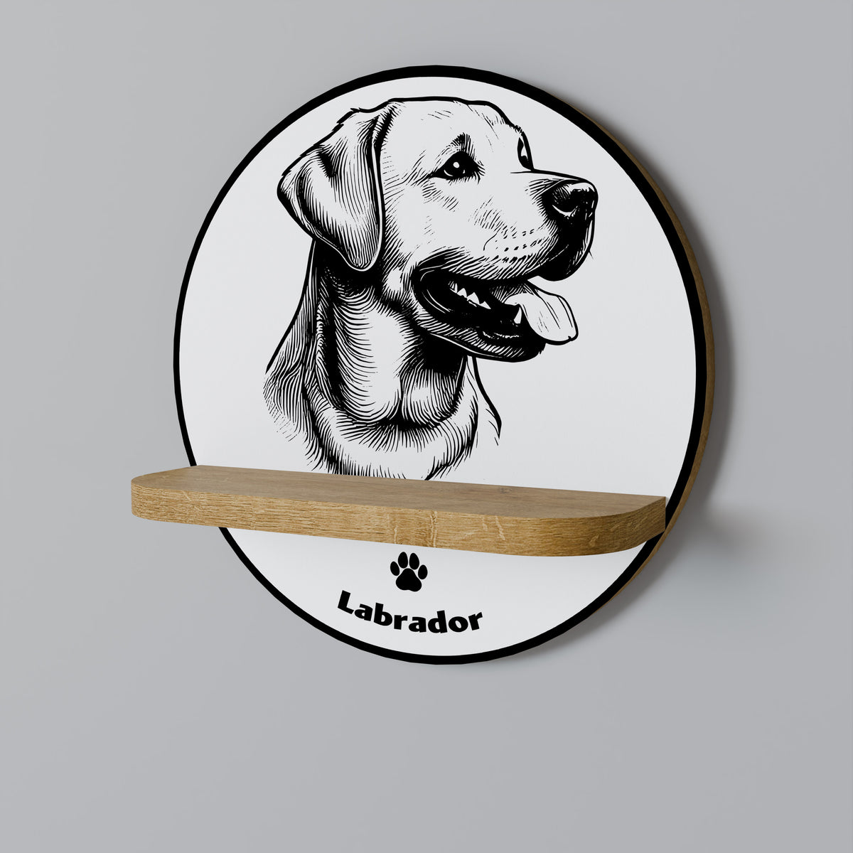 LABRADOR DOG Διακοσμητικό Ράφι Art Shelf