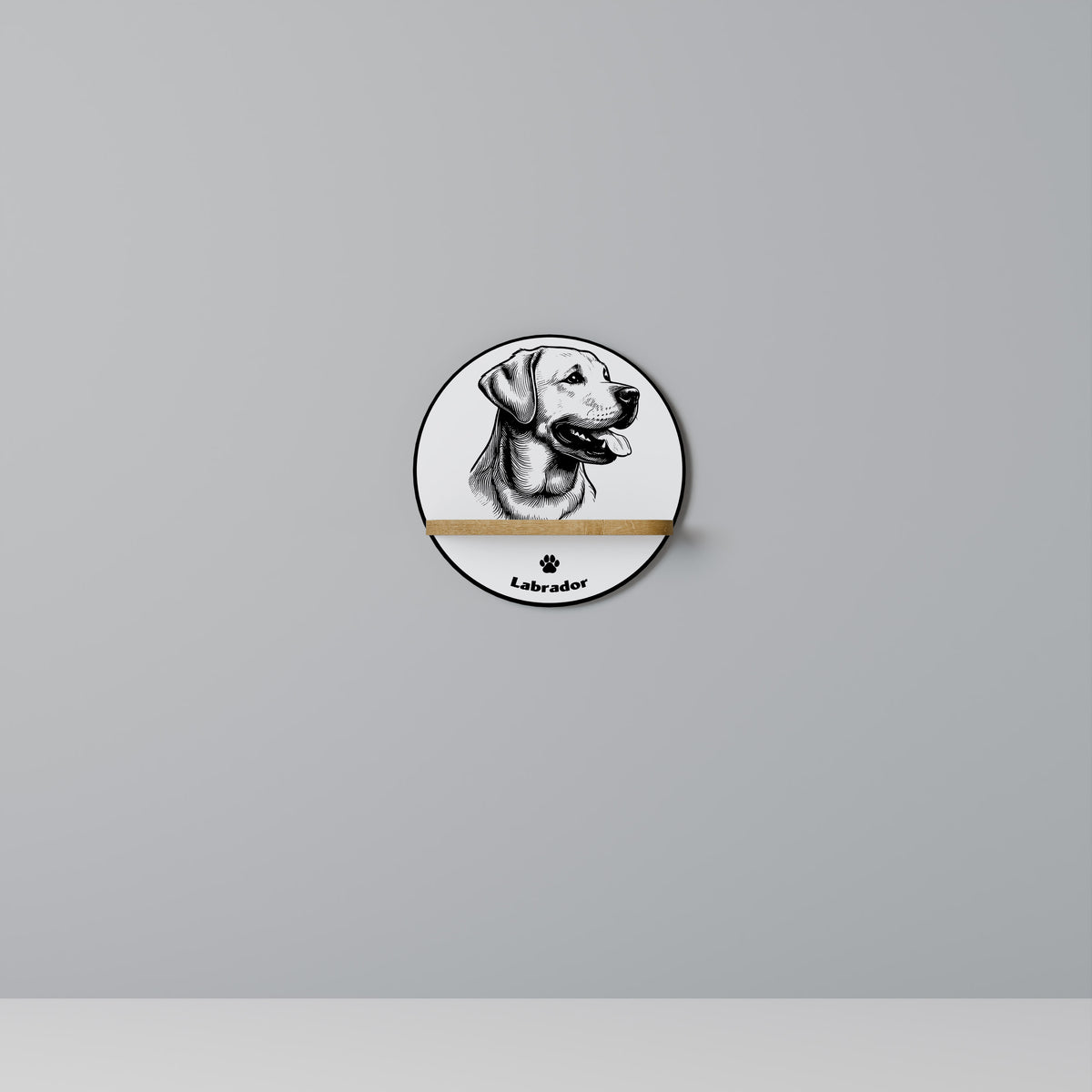 LABRADOR DOG Διακοσμητικό Ράφι Art Shelf