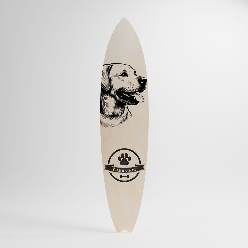 LABRADOR DOG Διακοσμητική σανίδα Surf