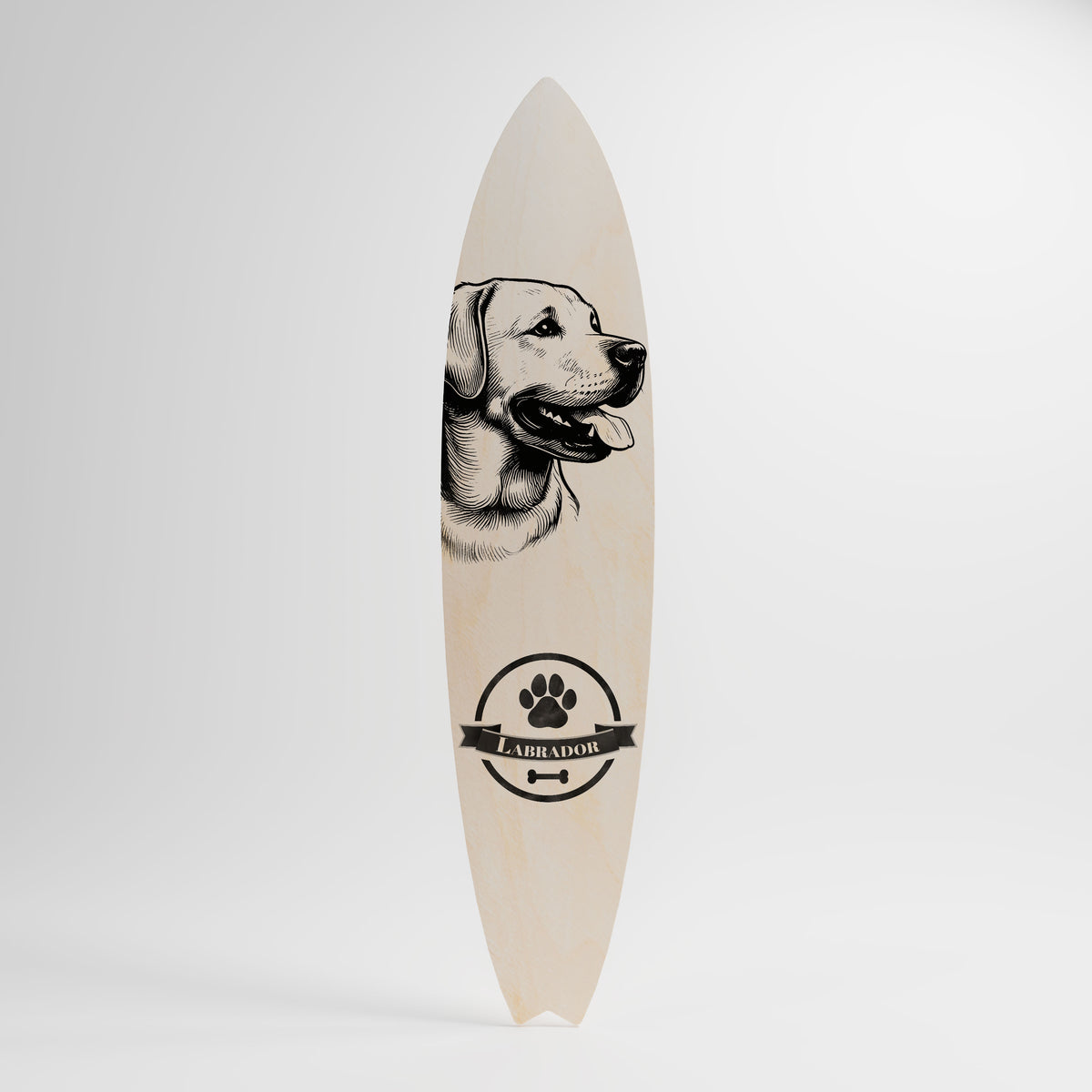 LABRADOR DOG Διακοσμητική σανίδα Surf
