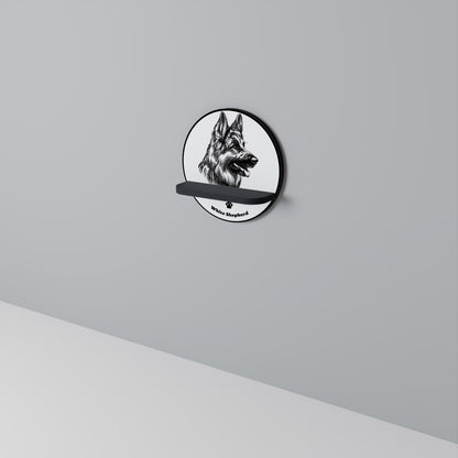 WHITE SHEPHERD DOG Διακοσμητικό Ράφι Art Shelf