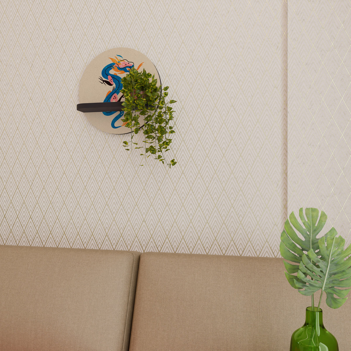 MYTHOLOGICAL CREATURES Διακοσμητικό Ράφι Art Shelf