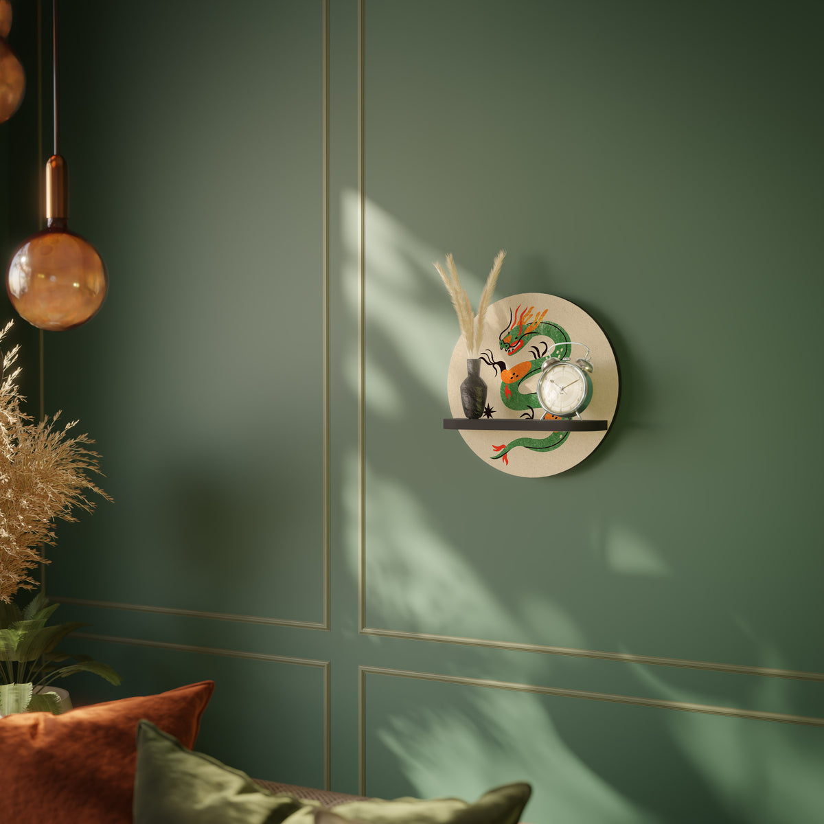 GREEN SKY GUARDIAN Διακοσμητικό Ράφι Art Shelf