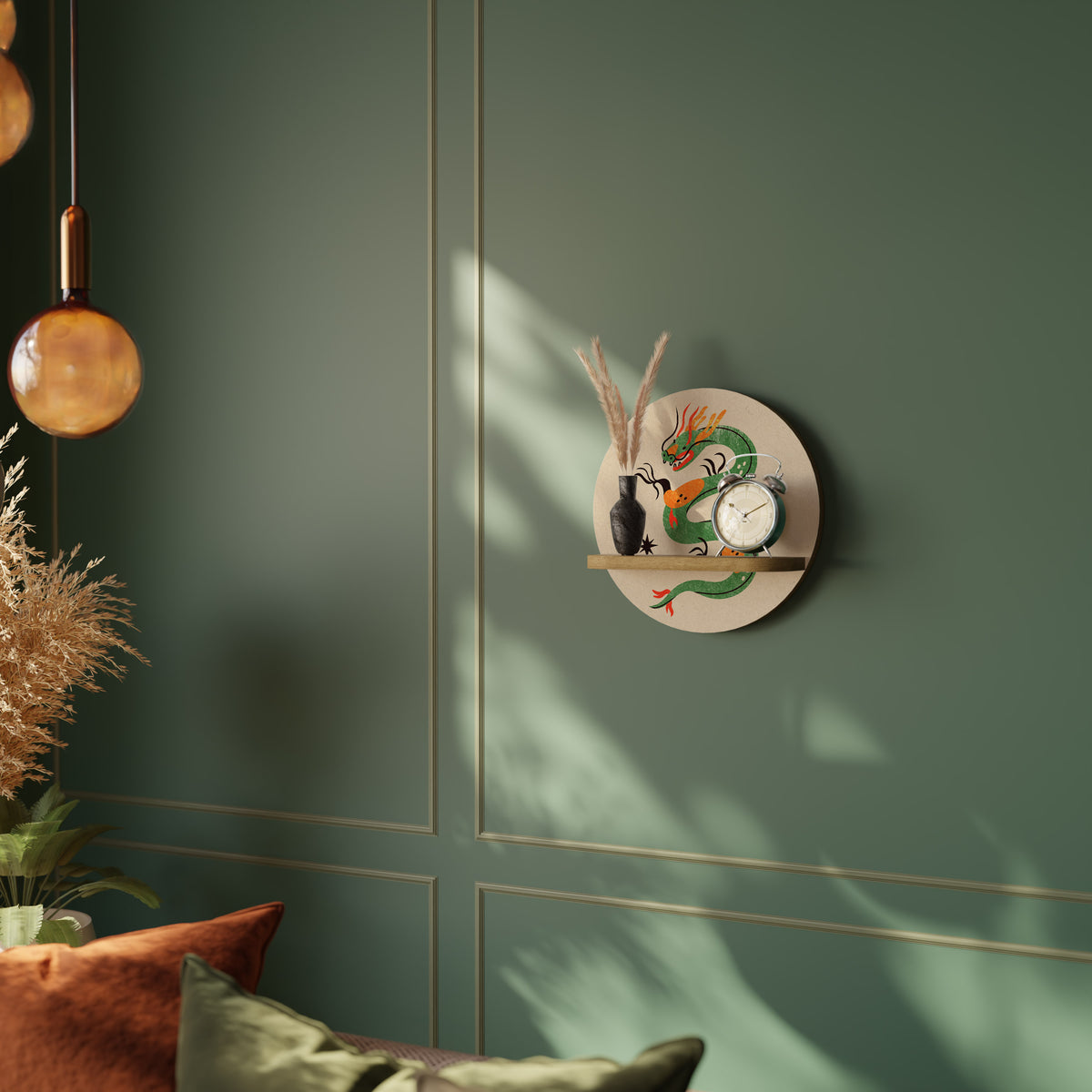 GREEN SKY GUARDIAN Διακοσμητικό Ράφι Art Shelf