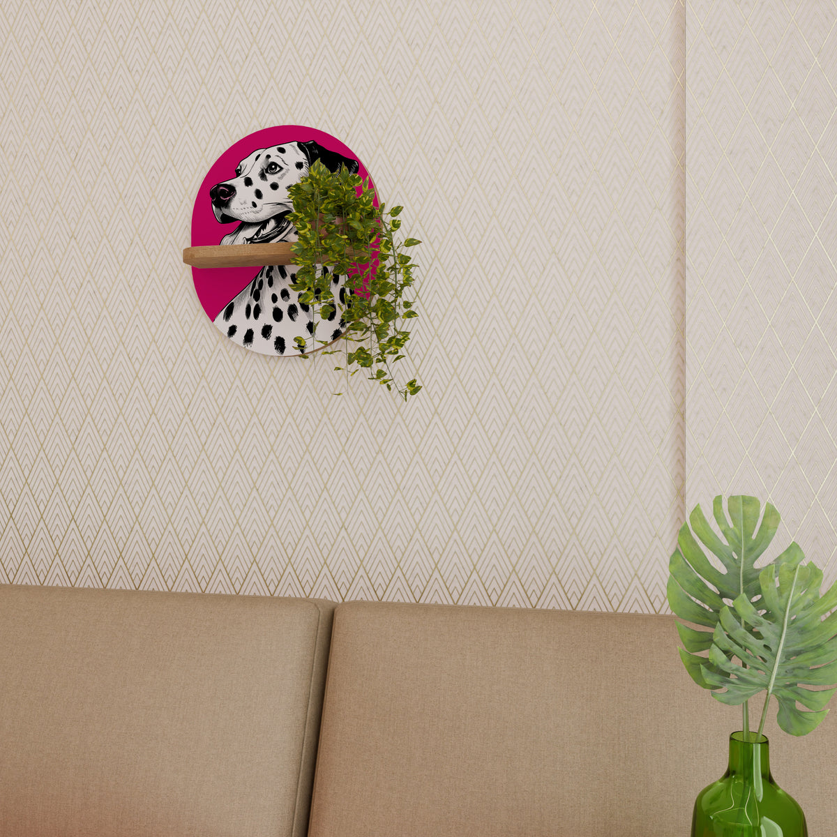 DALMATIAN SMILE Διακοσμητικό Ράφι Art Shelf