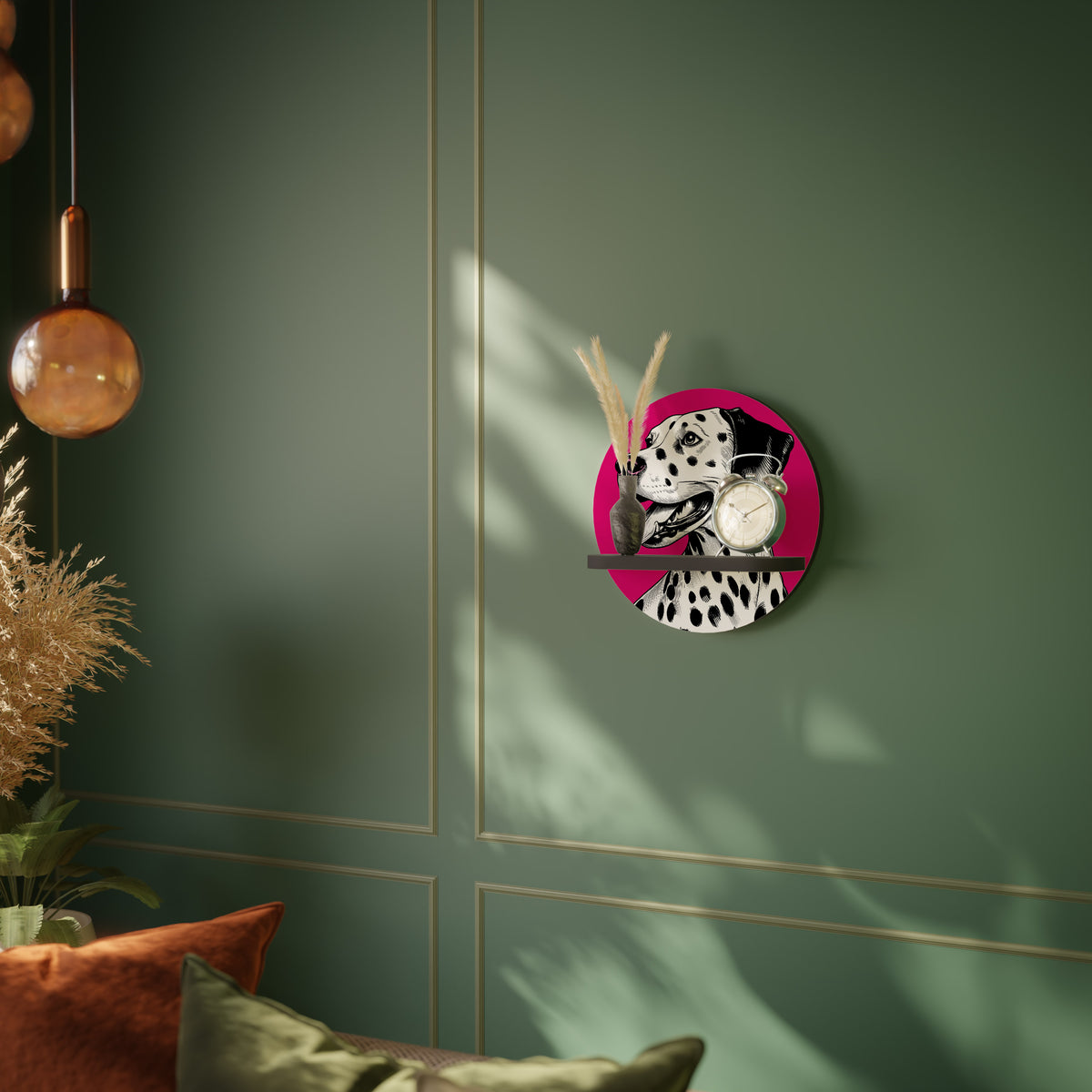 DALMATIAN SMILE Art Shelf