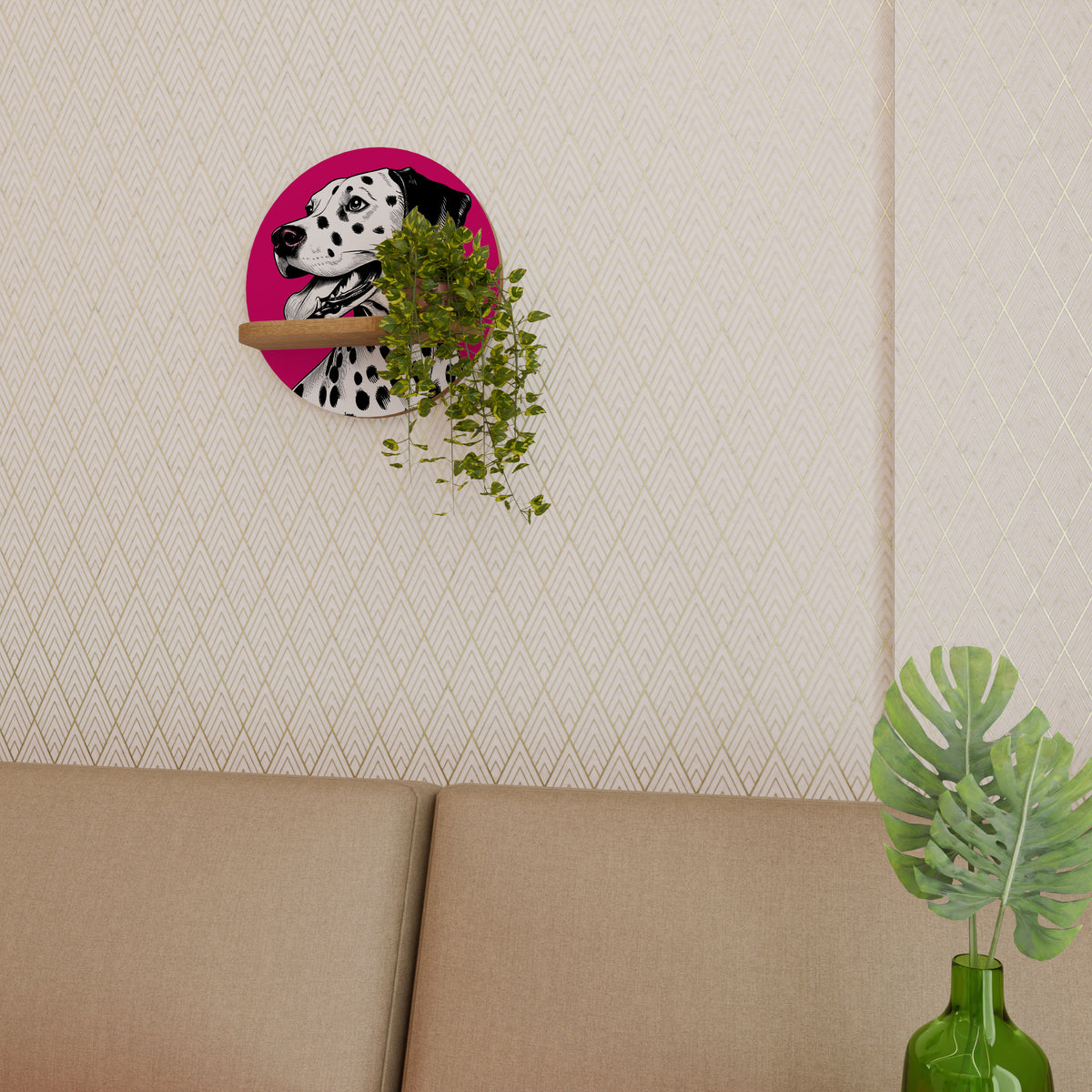 DALMATIAN SMILE Διακοσμητικό Ράφι Art Shelf