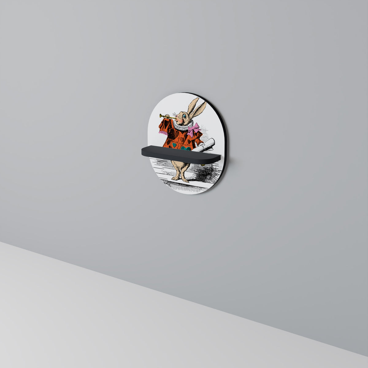 COLORFUL WHITE RABBIT Διακοσμητικό Ράφι Art Shelf