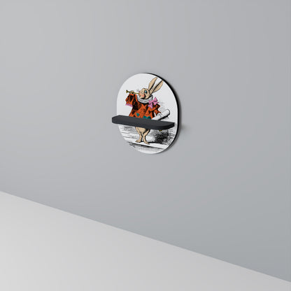 COLORFUL WHITE RABBIT Διακοσμητικό Ράφι Art Shelf