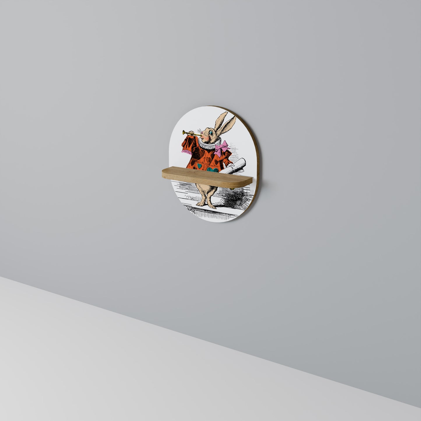 COLORFUL WHITE RABBIT Διακοσμητικό Ράφι Art Shelf