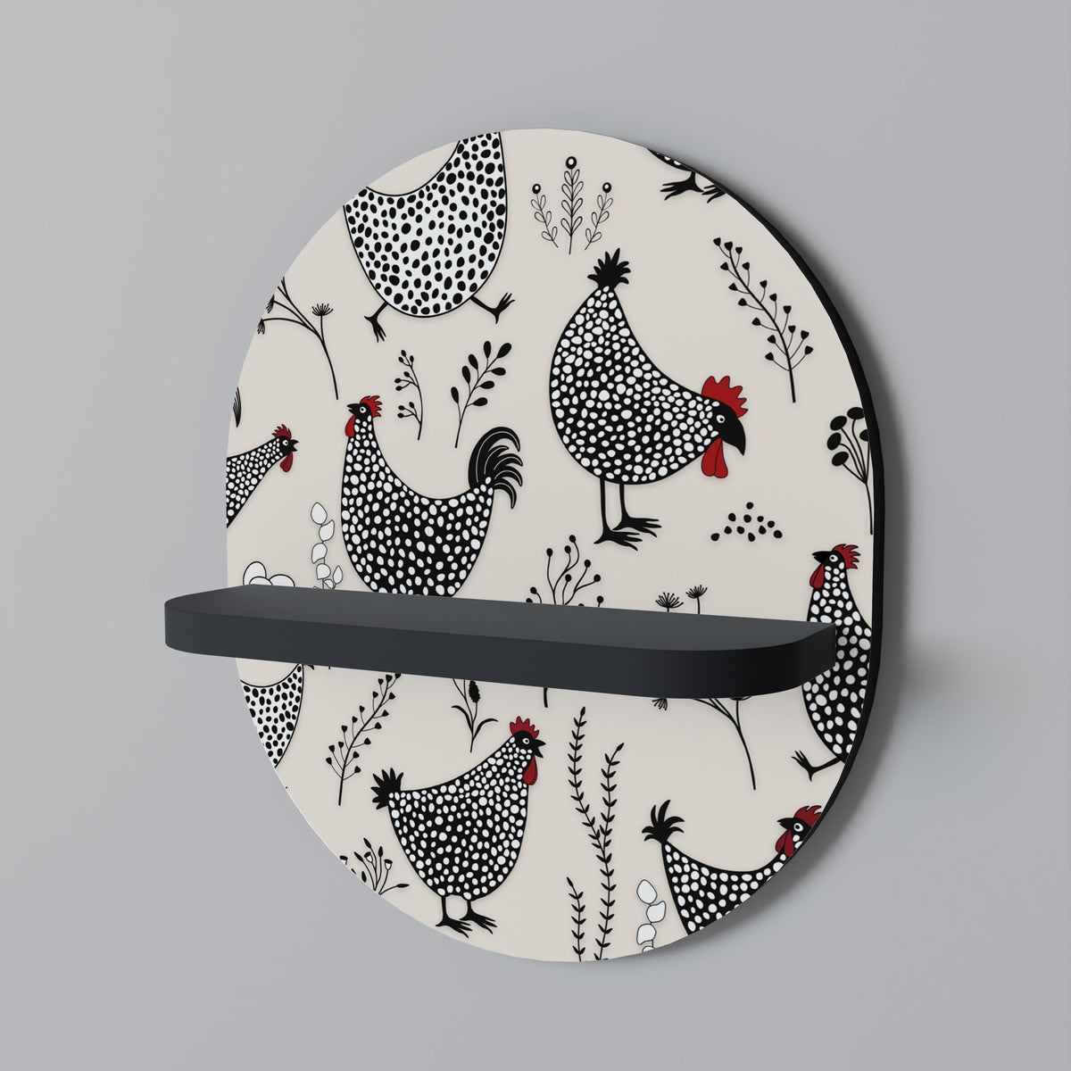 HAPPY HENS Διακοσμητικό Ράφι Art Shelf