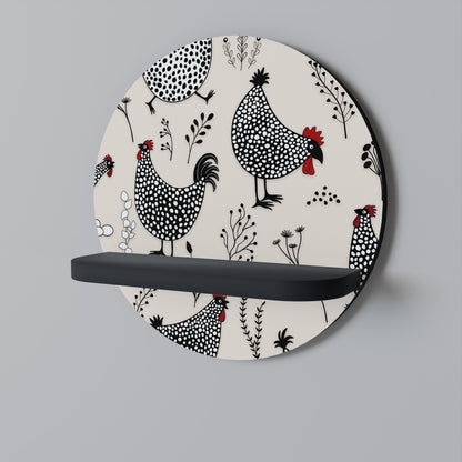 HAPPY HENS Διακοσμητικό Ράφι Art Shelf