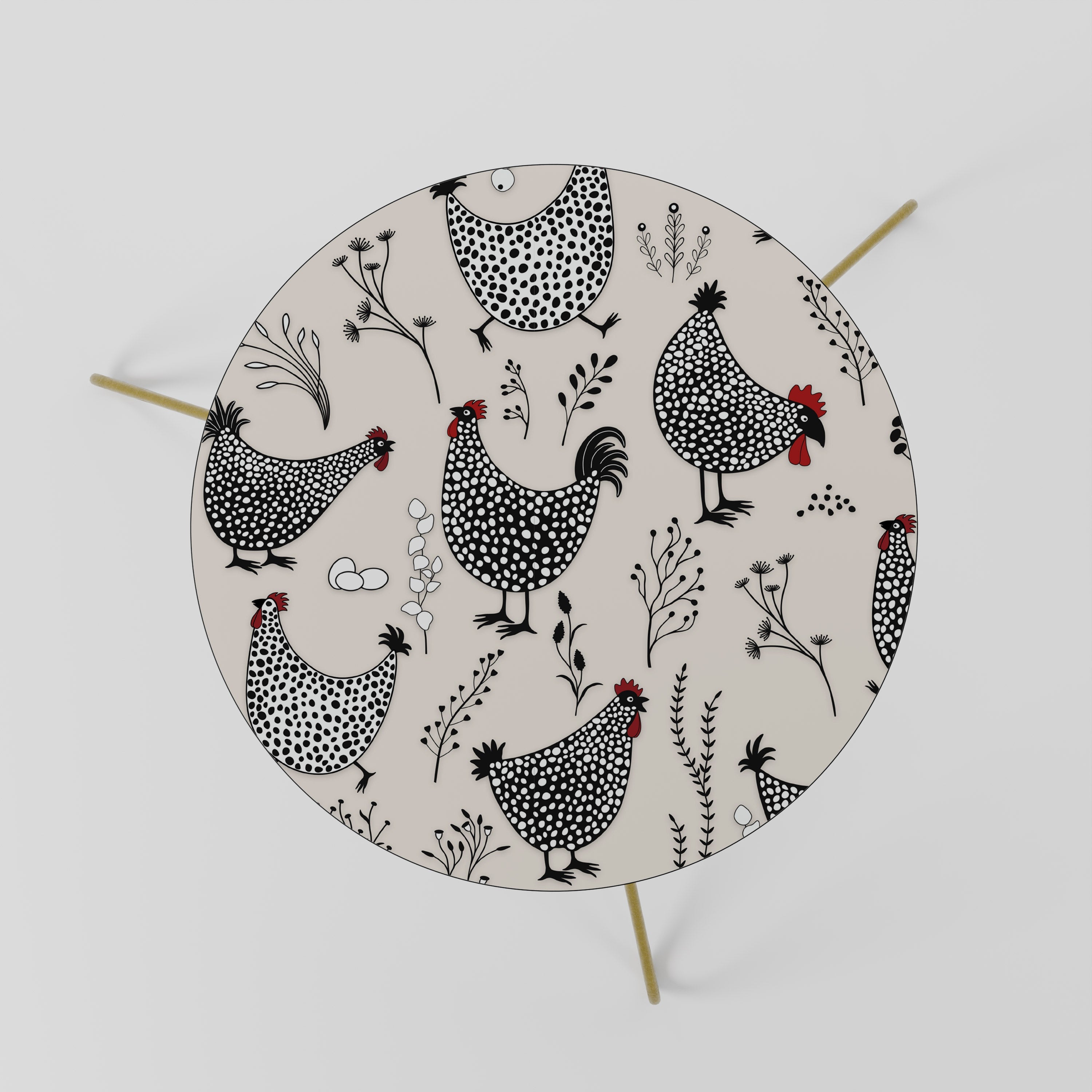 HAPPY HENS Coffee Table 60