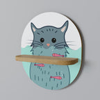 CAT SPLASH Art Shelf
