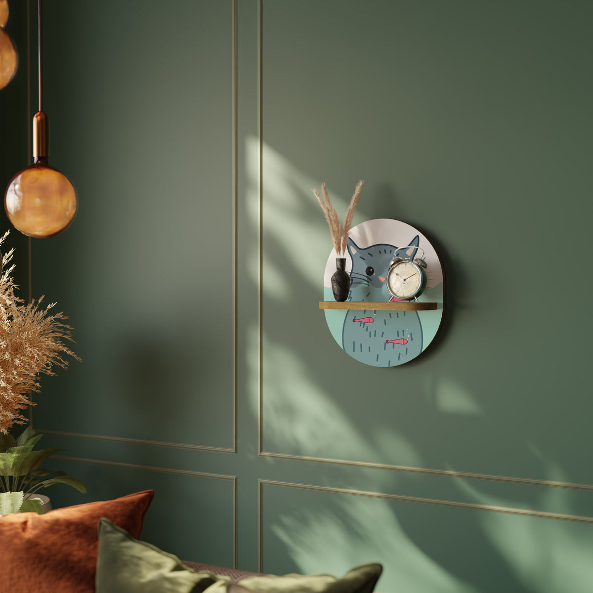 CAT SPLASH Διακοσμητικό Ράφι Art Shelf