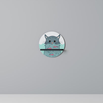 CAT SPLASH Art Shelf
