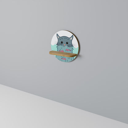CAT SPLASH Art Shelf