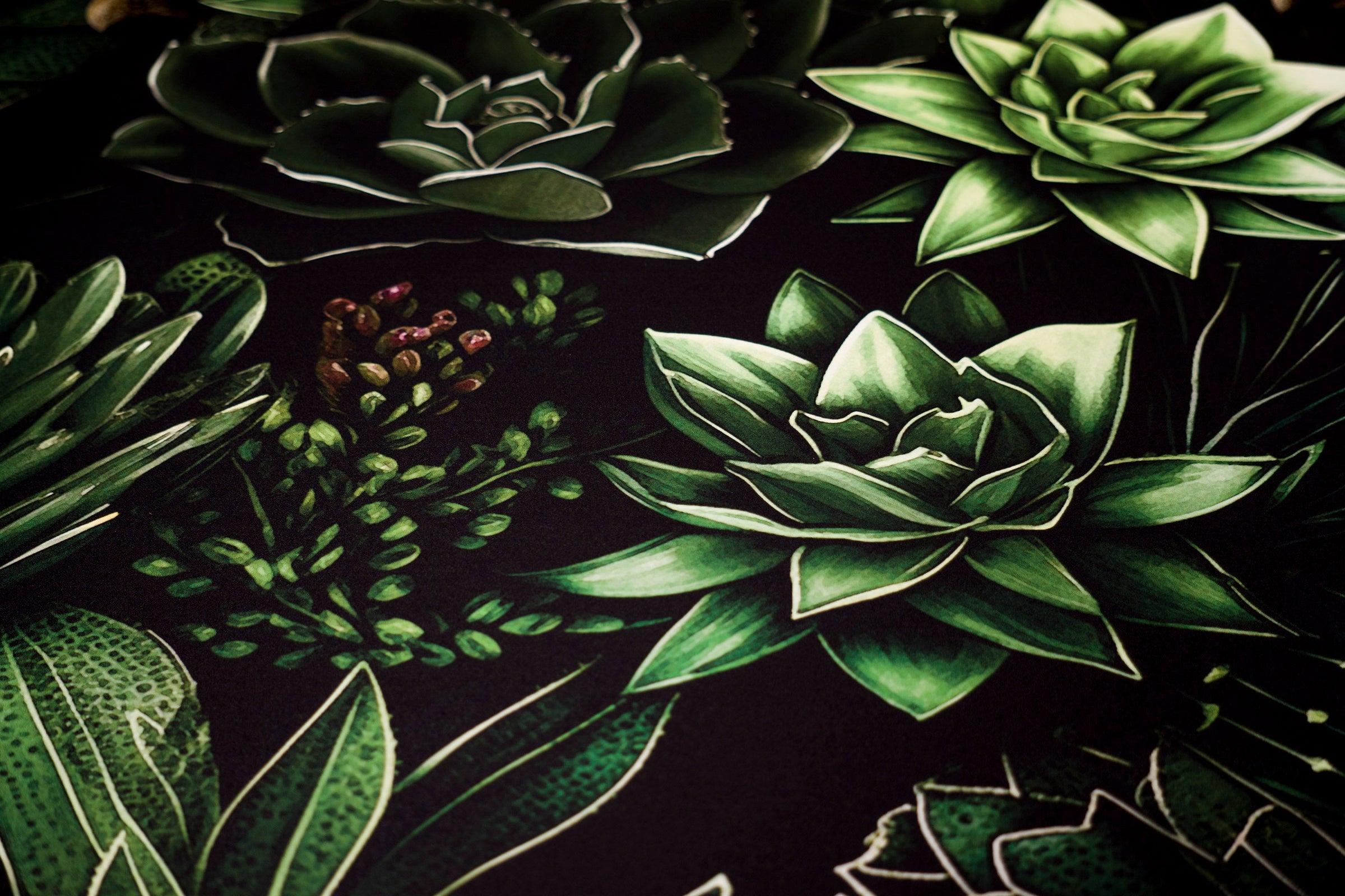 Foto reale del prodotto ingrandita: SUCCULENT JUNGLE Μπουφές 3-θυρών