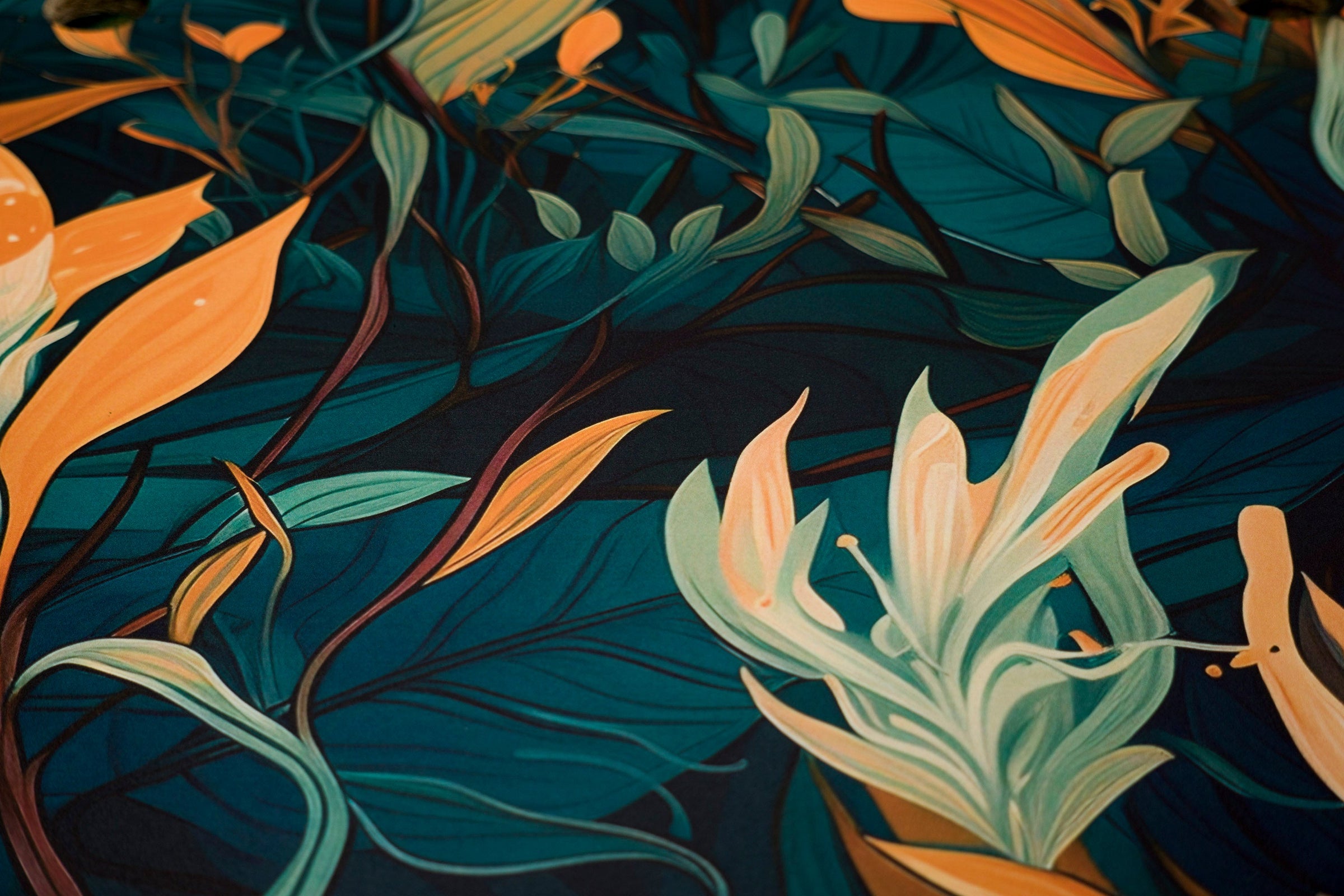 Foto reale del prodotto ingrandita: FLORAL SERENITY Μπουφές 3-θυρών