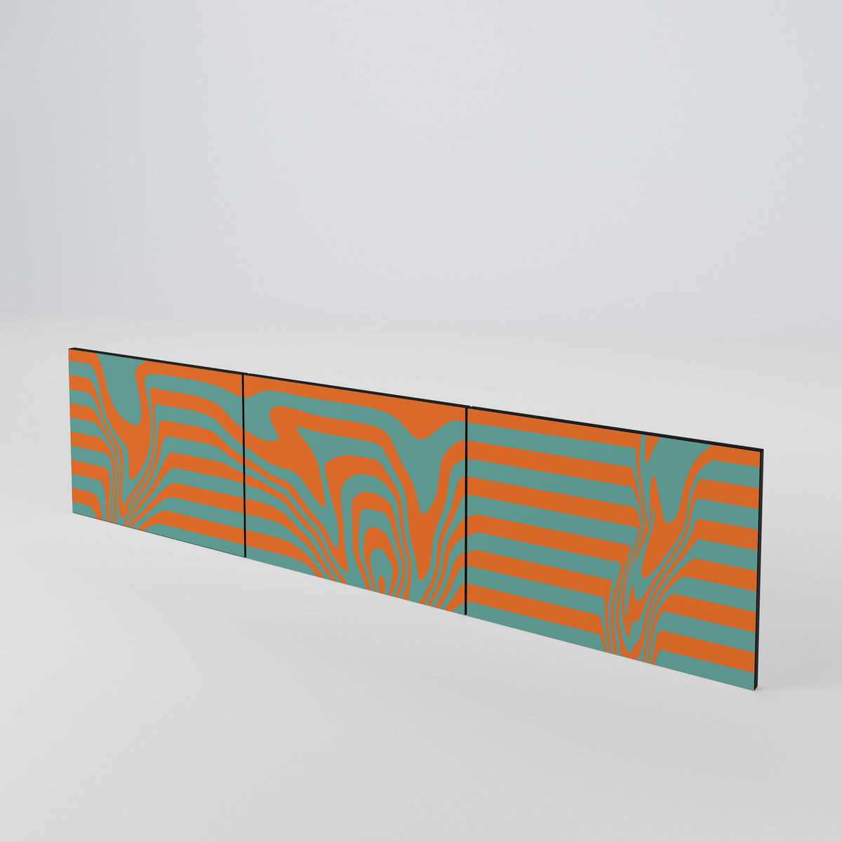LINE COLLAPSE 3-Piece TV Cabinet Door Set