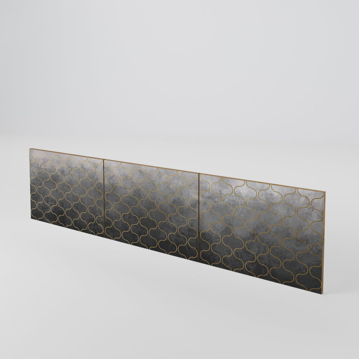 TESSELATED GRAYISH Σετ θυρών για έπιπλα τηλεόρασης